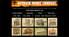 Desktop Screenshot of outbackmodels.com