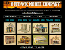 Tablet Screenshot of outbackmodels.com